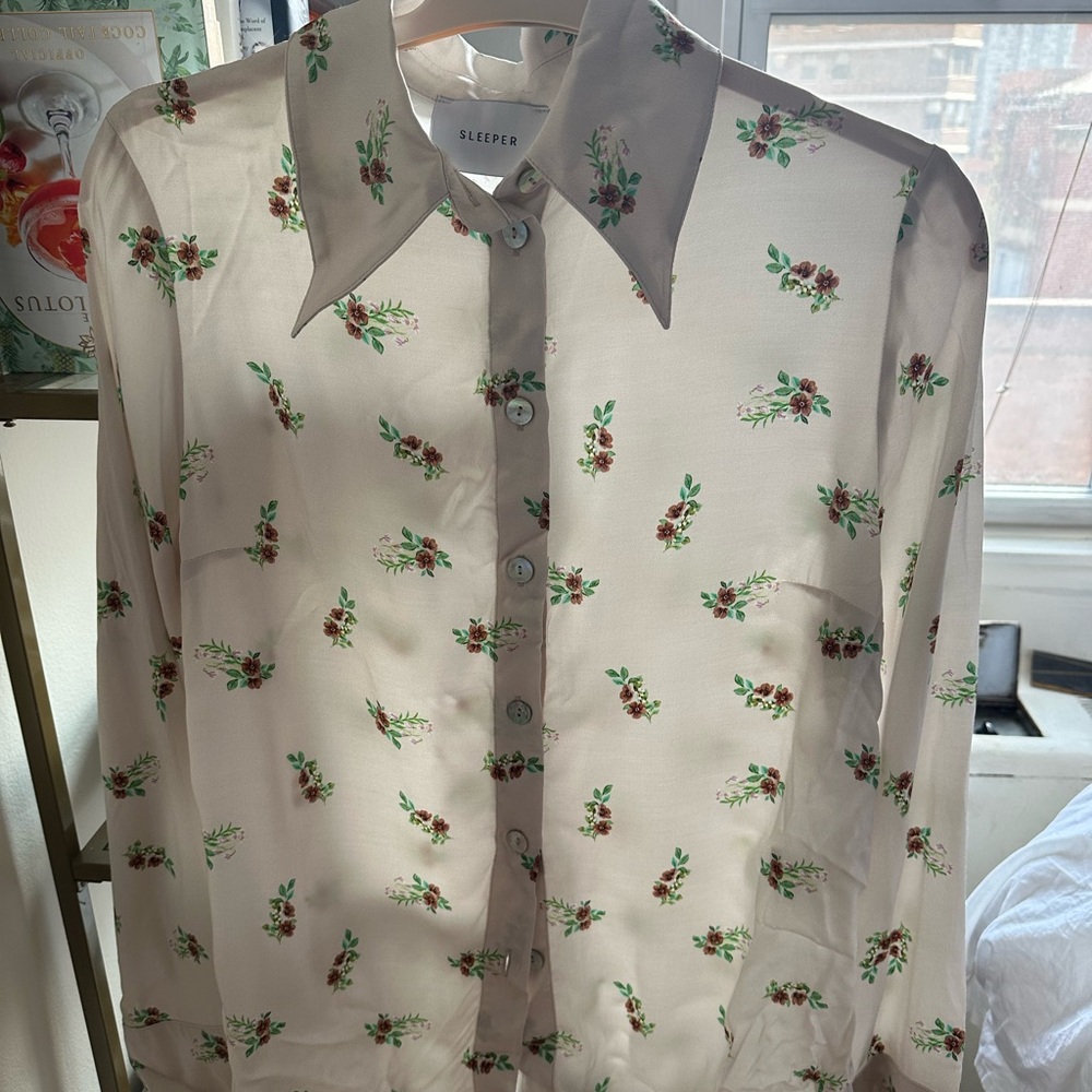 Sleeper Cream Floral Blouse